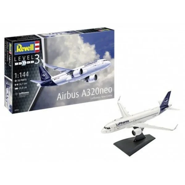 4009863942-1 Revell - Model Set Airbus A320 neo Luftha - 63942