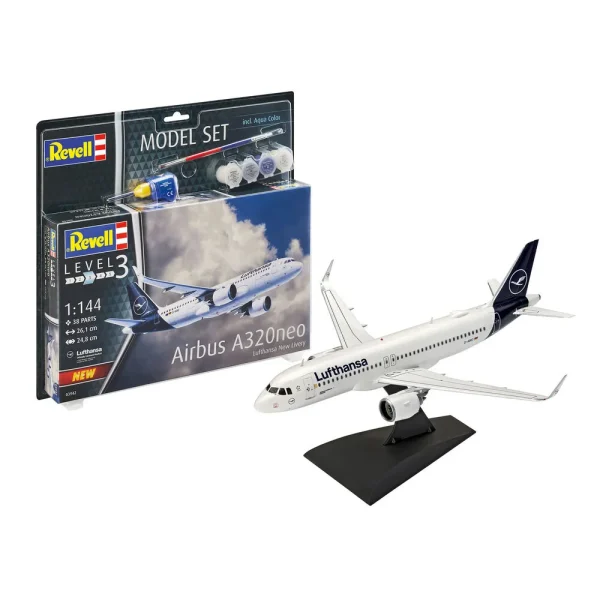 4009863942 Revell - Model Set Airbus A320 neo Luftha - 63942