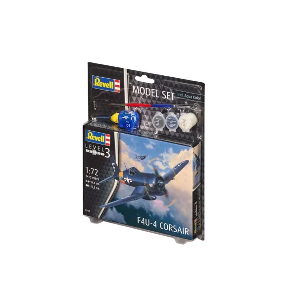 4009863955-2 Revell - Model Set F4U-4 Corsair - 63955