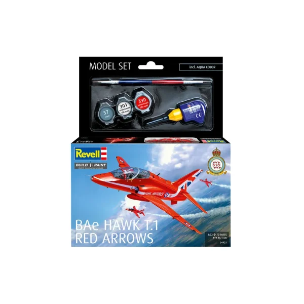 4009864921-4 Revell - Model Set BAe Hawk T.1 Red Arrow - 64921
