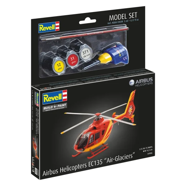 4009864986-2 Revell - Model Set EC135 AIR-GLACIERS - 64986