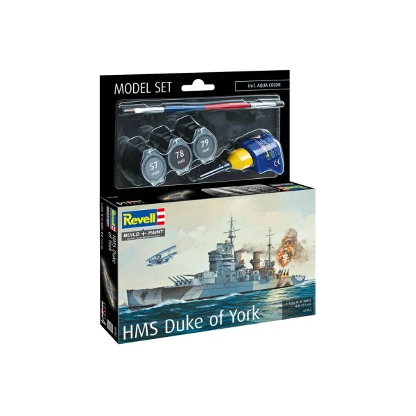 4009865182-3 Revell - Model Set HMS Duke of York - 65182