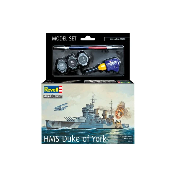 4009865182-4 Revell - Model Set HMS Duke of York - 65182