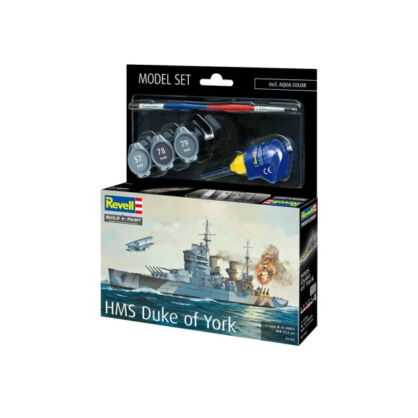 4009865182-5 Revell - Model Set HMS Duke of York - 65182