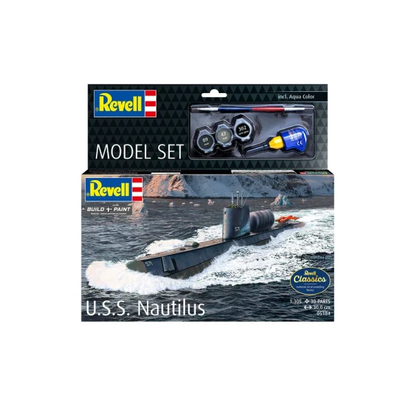 4009865184-2 Revell - Model Set U.S.S. Nautilus - 65184