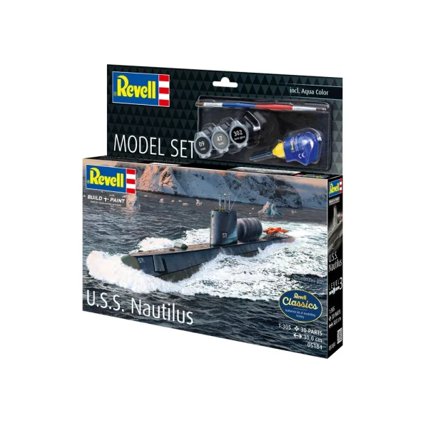 4009865184-3 Revell - Model Set U.S.S. Nautilus - 65184