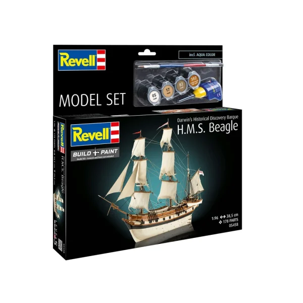 4009865458-1 Revell - Model Set HMS Beagle - 65458