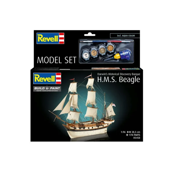 4009865458-2 Revell - Model Set HMS Beagle - 65458