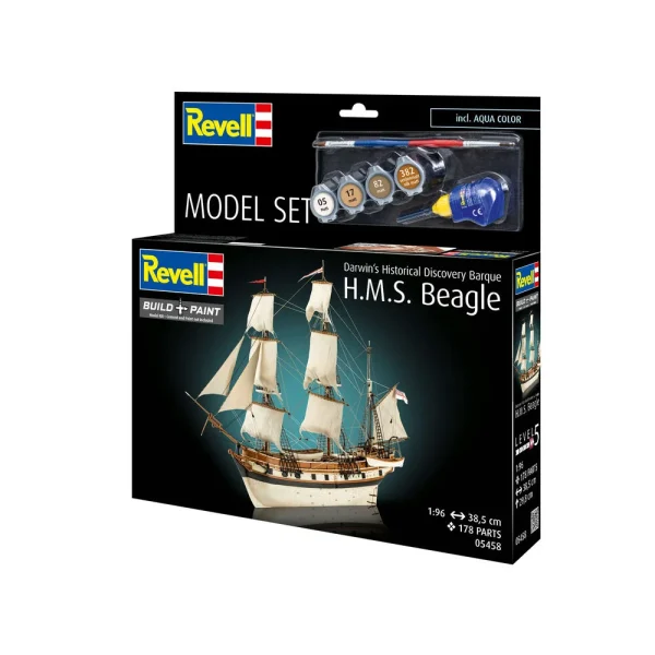 4009865458-3 Revell - Model Set HMS Beagle - 65458