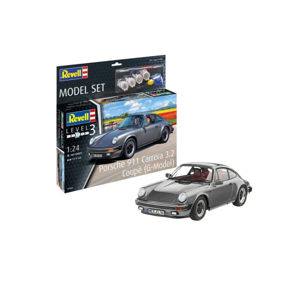 4009867688 Revell - Model Set Porsche 911 Carrera 3.2 Coupé (G-Model) - 67688