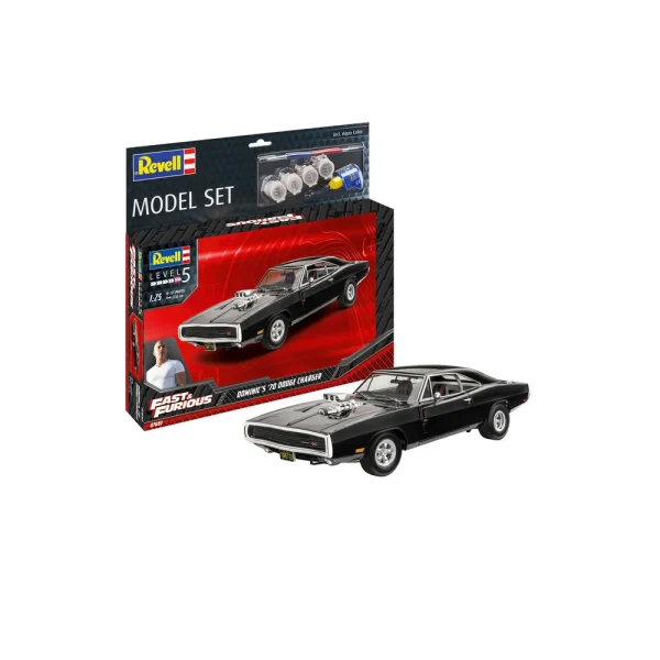 4009867693 Revell - Model Set F&F Dominixs 1970 Dodge Charger - 67693