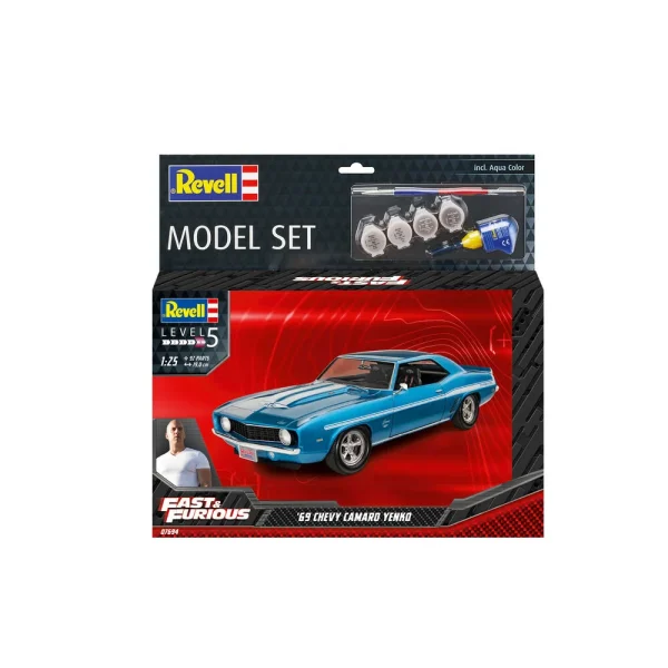 Revell - Model Set F&F 1969 Chevy Camaro Yenko - 67694