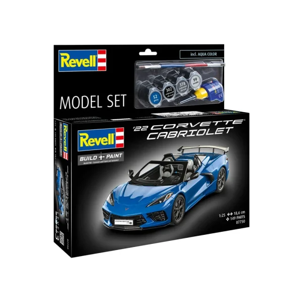 4009867750-2 Revell - Model Set Corvette C8 Cabriolet - 67750