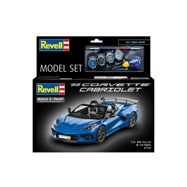 4009867750-3 Revell - Model Set Corvette C8 Cabriolet - 67750