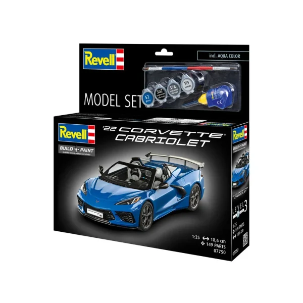 4009867750-4 Revell - Model Set Corvette C8 Cabriolet - 67750