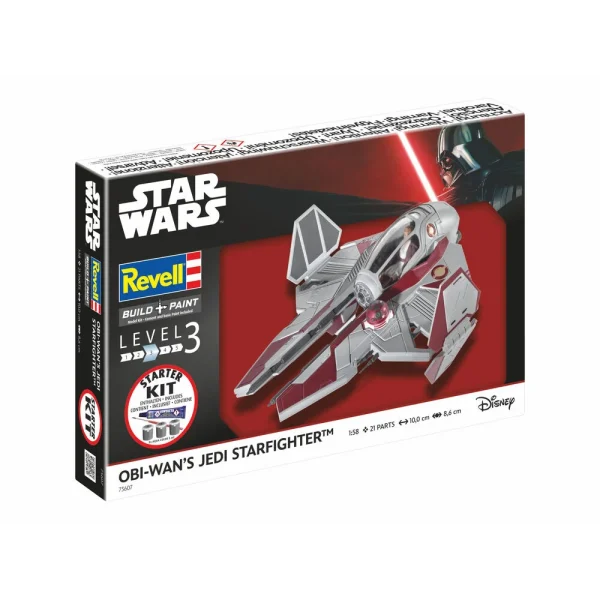 4009873607-2 Revell - Starter Kit Obi-Wan's Starfighter - 73607