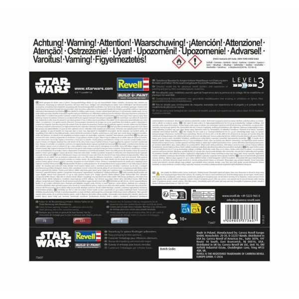 4009873607-5 Revell - Starter Kit Obi-Wan's Starfighter - 73607