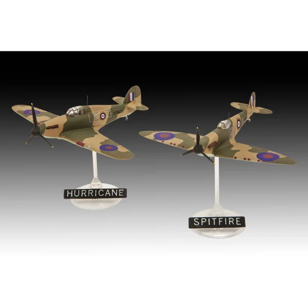4009873771-18 Revell - Starter Kit Spitfire Mk.Ia & Hurricane Mk.I - 73771