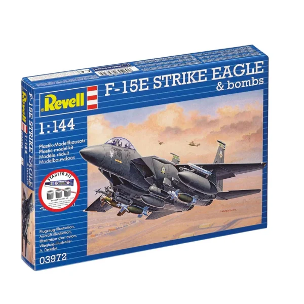 Revell - Starter Kit F-15E Strike Eagle & bombs - 73972