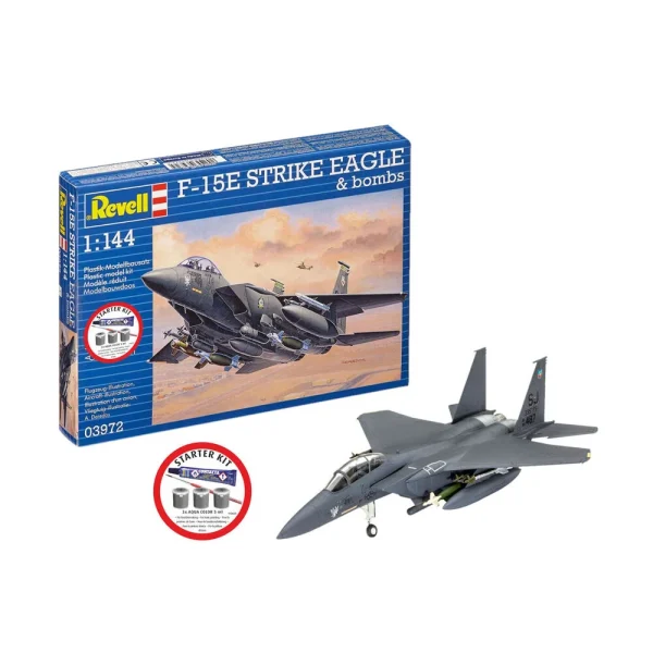 4009873972 Revell - Starter Kit F-15E Strike Eagle & bombs - 73972