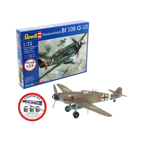 4009874160 Revell - Starter Kit Messerschmitt Bf-109 - 74160