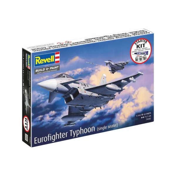 4009874282-2 Revell - Starter Kit Eurofighter Typhoon (single seater) - 74282
