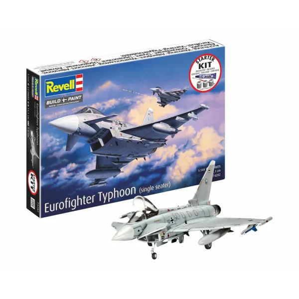 Revell - Starter Kit Eurofighter Typhoon (single seater) - 74282