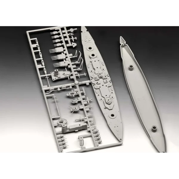 4009875181-5 Revell - Starter Kit Battleship Gneisenau - 75181