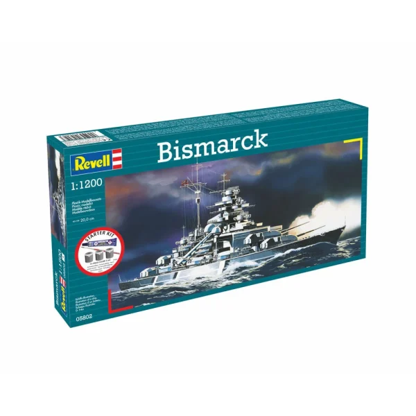 4009875802-2 Revell - Starter Kit Bismarck - 75802