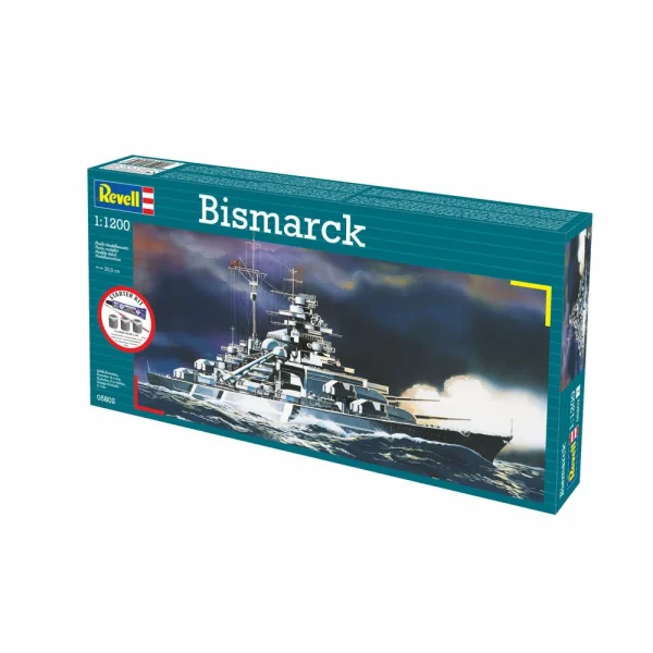 4009875802-4 Revell - Starter Kit Bismarck - 75802
