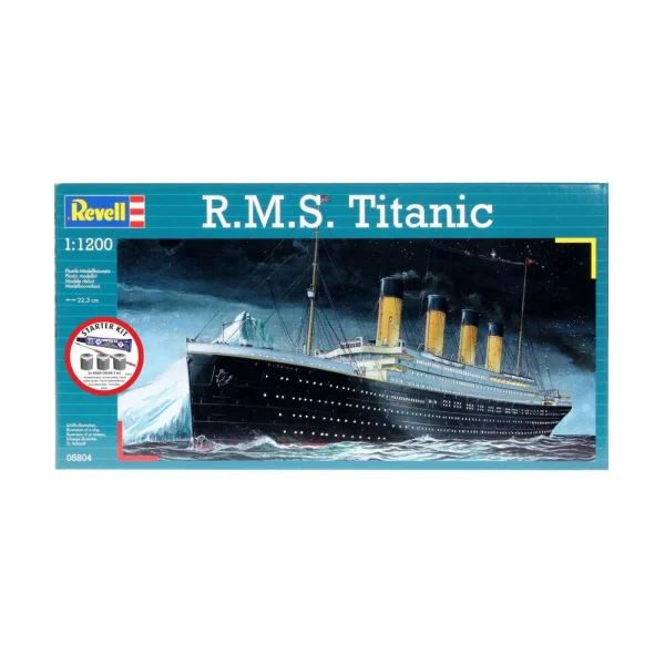4009875804-4 Revell - Starter Kit R.M.S. Titanic - 75804