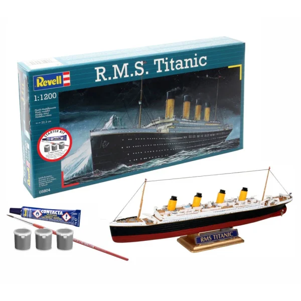 4009875804-7 Revell - Starter Kit R.M.S. Titanic - 75804