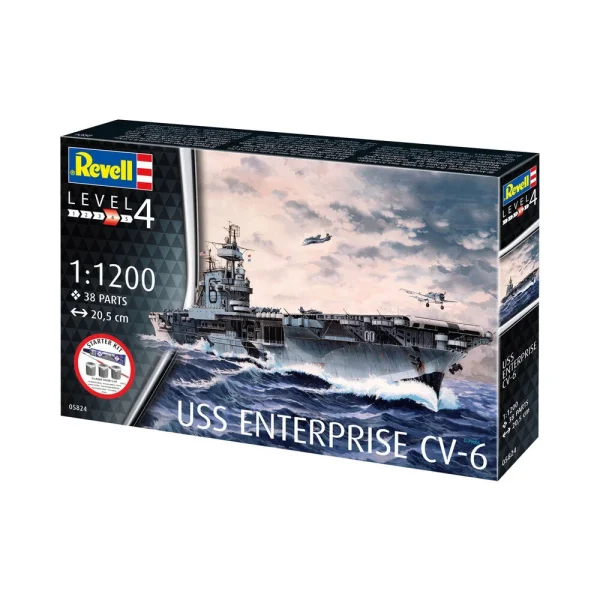 Revell - Starter Kit USS Enterprise CV-6 - 75824