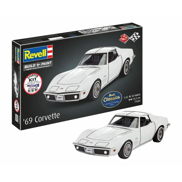 Revell - Starter Kit Corvette C3 - 77684