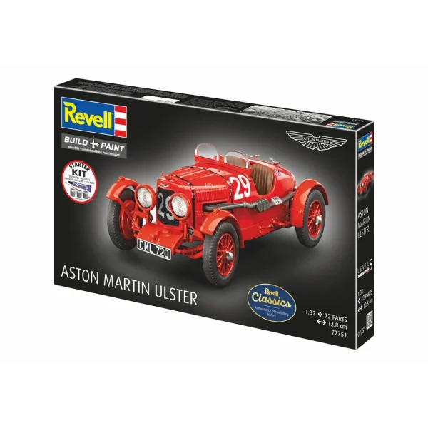 4009877751-10 Revell - Starter Kit Aston Martin Ulster - 77751