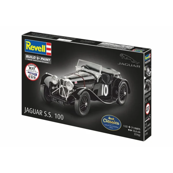 Revell - Starter Kit Jaguar SS 100 - 77752