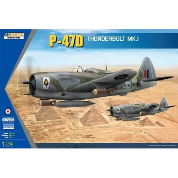 KINETIC - P-47D THUNDERBOLT RAZOR-RAF - K3212