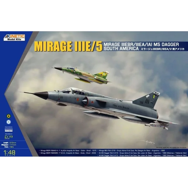 5348052 KINETIC - South American Mirage III/V - K48052