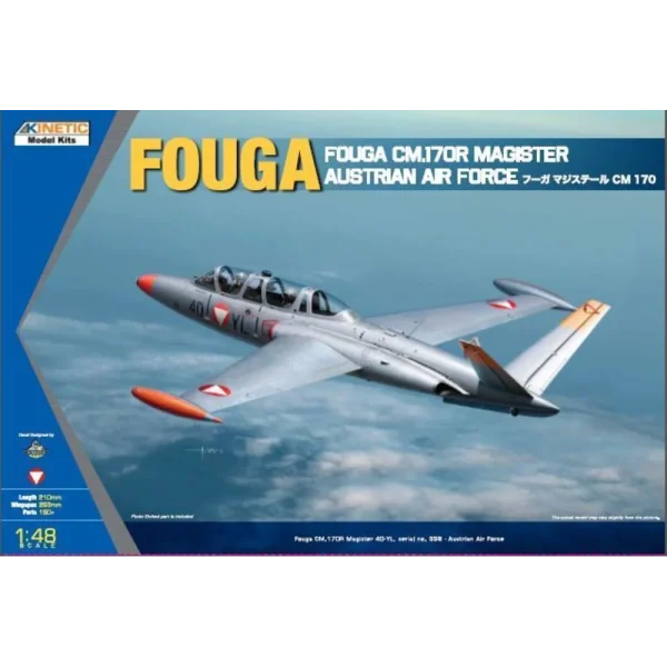5348059 KINETIC - Fouga Magister CM 170 Austria - K48059