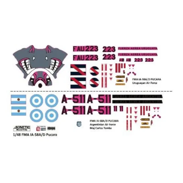 5348078-4 KINETIC - IA-58 Pucara - K48078