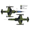 5348083-4 KINETIC - F-104G German Air Force and Marine - K48083