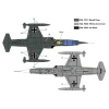 5348083-6 KINETIC - F-104G German Air Force and Marine - K48083