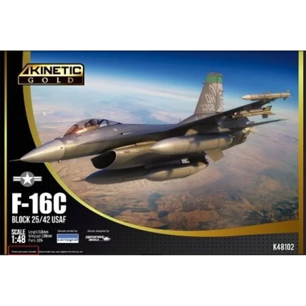 5348102 KINETIC - F-16C BLK 25 USAF - K48102