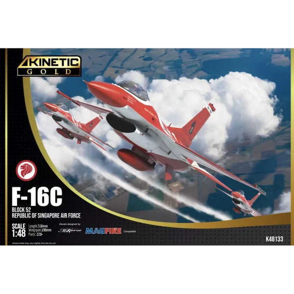 5348133 KINETIC - RSAF F-16C BLACK KNIGHT - K48133
