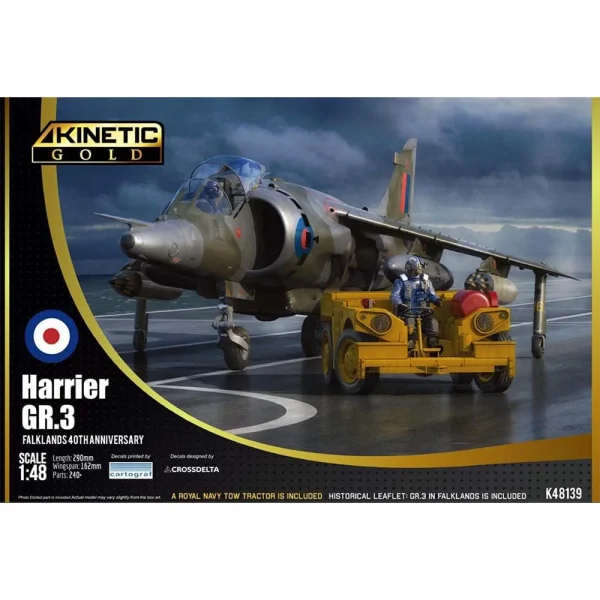 5348139 KINETIC - Harrier GR3 40 ANN Falkl - K48139