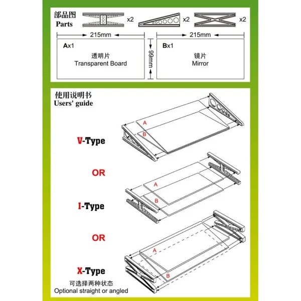 Master Tools - Mirror display stand - 08006
