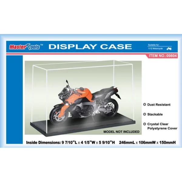 Master Tools - Acrylic Display Case 246 x 106 x 150mm - 09804