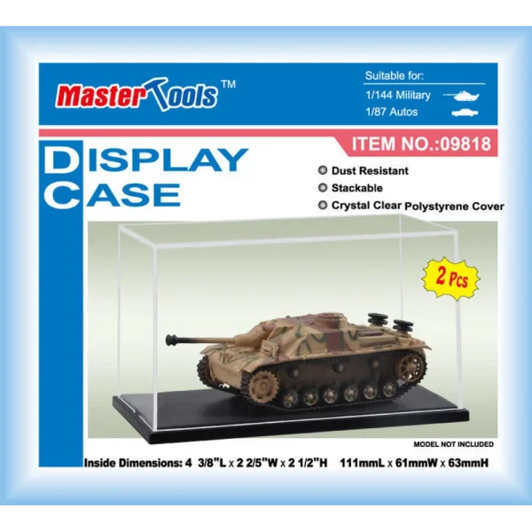 9369818 Master Tools - Acrylic Display Case 111 x 61 x 63mm - 09818