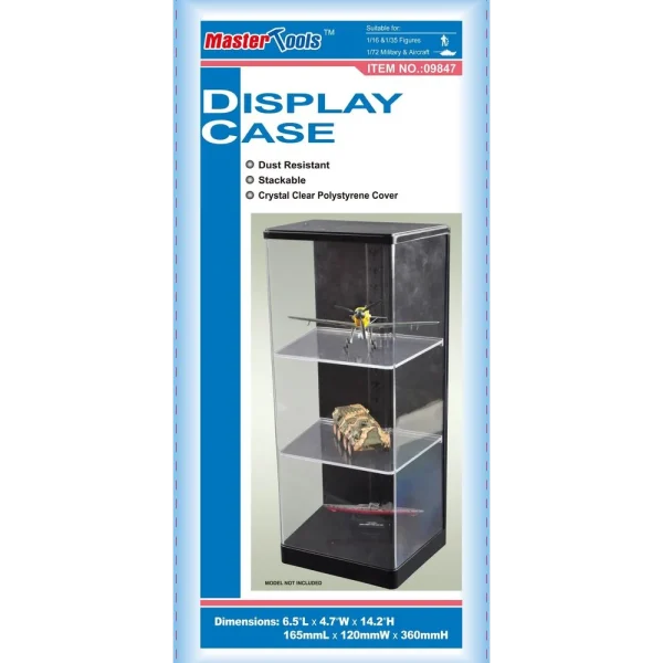 9369847 Master Tools - Acrylic Display Case 165 x 120 x 360mm - 09847