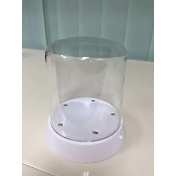 9369861 Master Tools - Round Top Acrylic Display Case with LED Light (ø84 x 115mm) - 09861